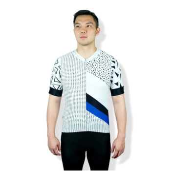 TRIJEE | CYCLING JERSEY - LANCE WHITE BLUE